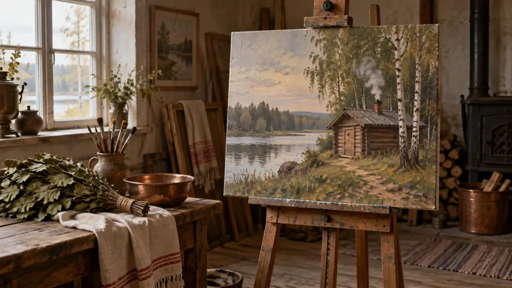 Баня в искусстве